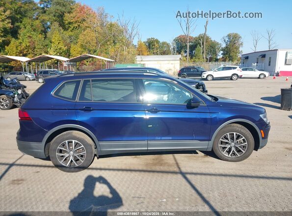 3VV1B7AX4MM106491 2021 VOLKSWAGEN TIGUAN Dark Blue Вид задней части салона