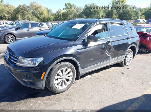 3VV1B7AX6LM083343 2020 VOLKSWAGEN TIGUAN Black წინა მარცხენა ხედი სამი მეოთხედიდან