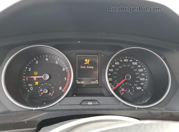 3VV2B7AX0KM056559 2019 VOLKSWAGEN TIGUAN Gray Vista del cuadro de instrumentos