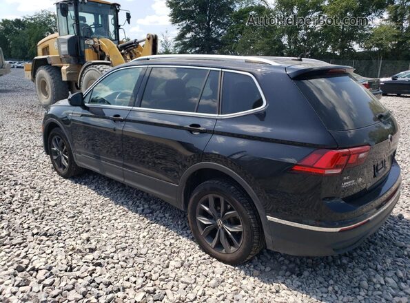 3VV2B7AX1NM164855 2022 VOLKSWAGEN TIGUAN Black უკანა მარცხენა