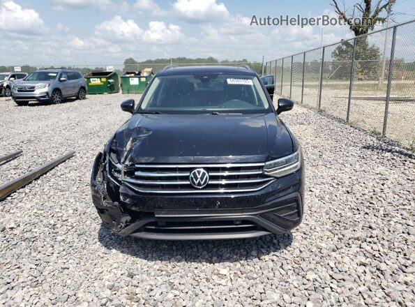 3VV2B7AX1NM164855 2022 VOLKSWAGEN TIGUAN Black წინა ხედი