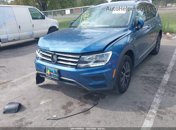 3VV2B7AX2LM156048 2020 VOLKSWAGEN TIGUAN Blue Вид спереду