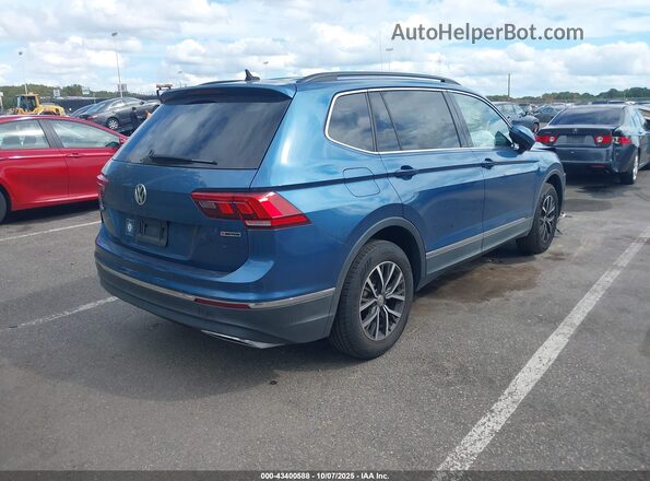 3VV2B7AX2LM156048 2020 VOLKSWAGEN TIGUAN Blue Задня права чверть