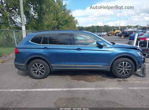 3VV2B7AX2LM156048 2020 VOLKSWAGEN TIGUAN Blue Вид задньої частини салону