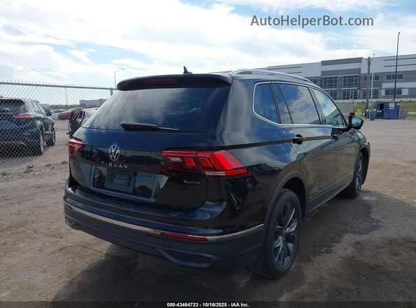 3VV2B7AX4NM102883 2022 VOLKSWAGEN TIGUAN Black Հետևի աջ