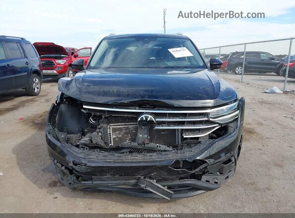 3VV2B7AX4NM102883 2022 VOLKSWAGEN TIGUAN Black Սարքավորումների վահանակի տեսք