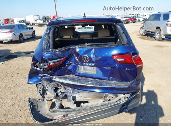 3VV2B7AX6NM005670 2022 VOLKSWAGEN TIGUAN Blue Widok z przodu