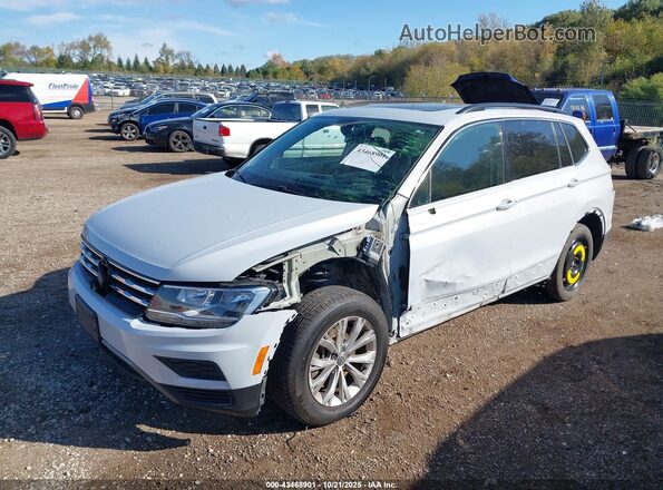 3VV2B7AX7JM106646 2018 VOLKSWAGEN TIGUAN White Առջևի ձախ երեք քառորդ տեսարան