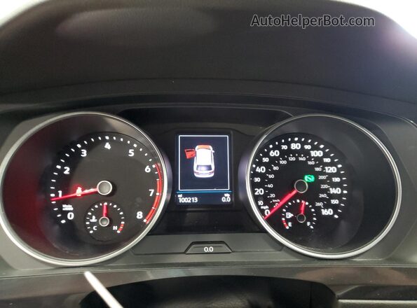 3VV2B7AX9LM136623 2020 VOLKSWAGEN TIGUAN White Instrument cluster view