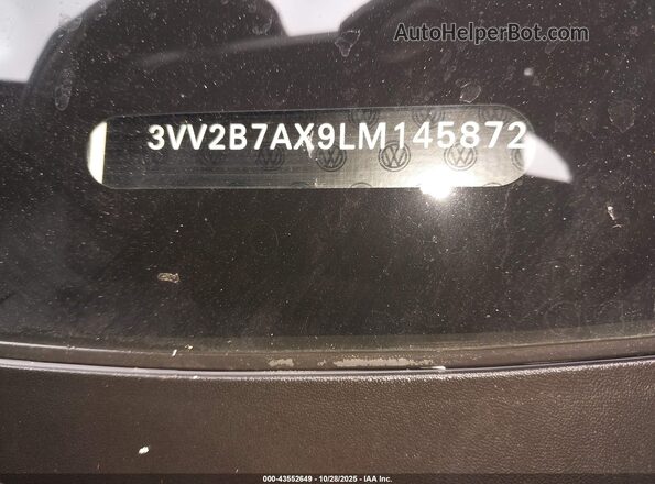 3VV2B7AX9LM145872 2020 VOLKSWAGEN TIGUAN White 