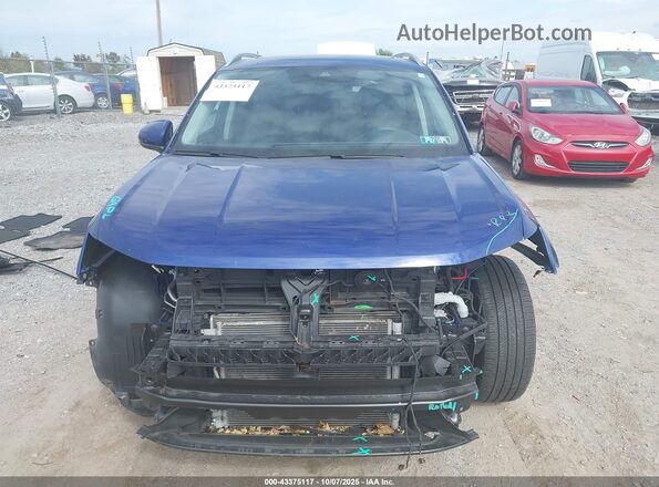 3VV2X7B21NM038211 2022 VOLKSWAGEN TAOS Blue Вид щитка приладів