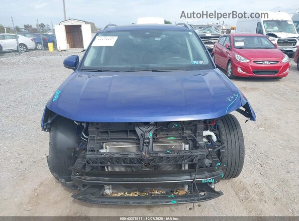 3VV2X7B21NM038211 2022 VOLKSWAGEN TAOS Blue Вид спереду