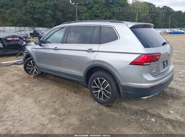 3VV3B7AX0MM001584 2021 VOLKSWAGEN TIGUAN Silver Rear left