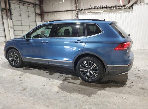 3VV3B7AX1JM028854 2018 VOLKSWAGEN TIGUAN Blue Trasero izquierdo