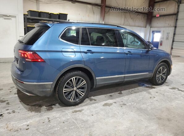 3VV3B7AX1JM028854 2018 VOLKSWAGEN TIGUAN Blue Trasero derecho