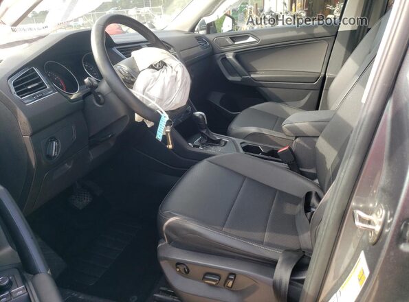 3VV3B7AX1LM006839 2020 VOLKSWAGEN TIGUAN Gray Вид салону спереду