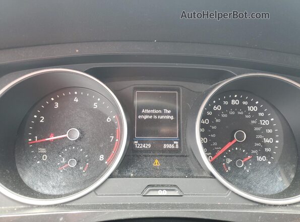 3VV3B7AX1LM106522 2020 VOLKSWAGEN TIGUAN Gray ხელსაწყოთა პანელის ხედი