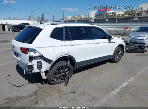 3VV3B7AX2NM171088 2022 VOLKSWAGEN TIGUAN Белый Задняя правая четверть