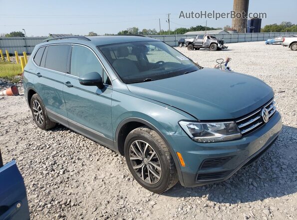3VV3B7AX4LM094138 2020 VOLKSWAGEN TIGUAN Blue Przód prawy