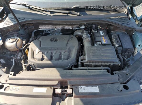 3VV3B7AX4LM094138 2020 VOLKSWAGEN TIGUAN Blue Widok wnętrza z tyłu