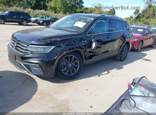 3VV3B7AX4PM061839 2023 VOLKSWAGEN TIGUAN Black Առջևի ձախ երեք քառորդ տեսարան