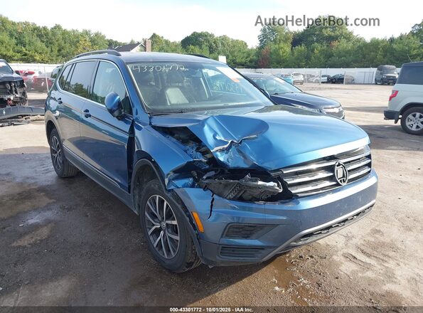 3VV3B7AX5LM114428 2020 VOLKSWAGEN TIGUAN Blue Widok z przodu