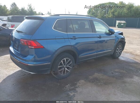 3VV3B7AX5LM114428 2020 VOLKSWAGEN TIGUAN Blue Tył prawy