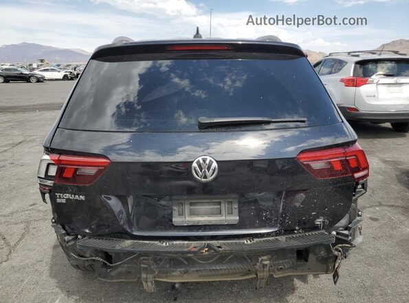 3VV3B7AX6LM115376 2020 VOLKSWAGEN TIGUAN Black Вид ззаду