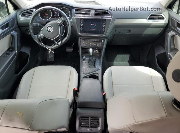 3VV3B7AX6LM115376 2020 VOLKSWAGEN TIGUAN Black Вид панелі приладів