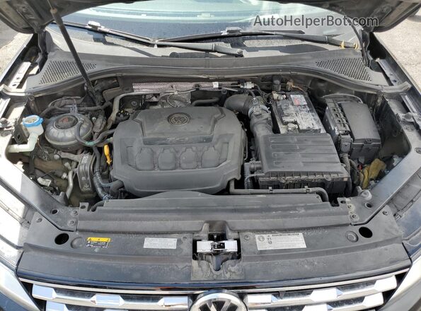 3VV3B7AX6LM115376 2020 VOLKSWAGEN TIGUAN Black Вид підкапотного простору