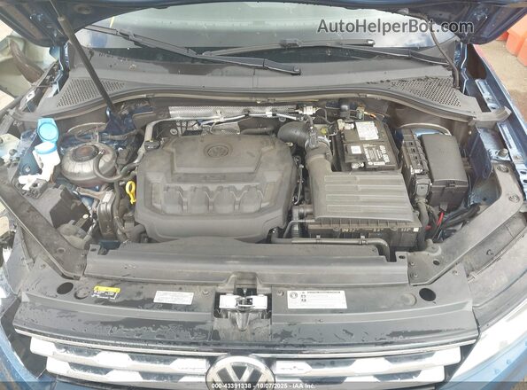 3VV3B7AX6LM129522 2020 VOLKSWAGEN TIGUAN Blue Rear view