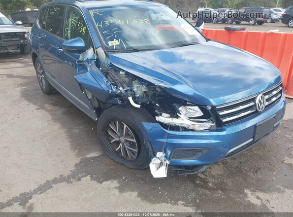 3VV3B7AX6LM129522 2020 VOLKSWAGEN TIGUAN Blue Front view