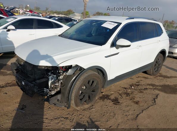 3VV3B7AX6RM062915 2024 VOLKSWAGEN TIGUAN White წინა მარცხენა ხედი სამი მეოთხედიდან