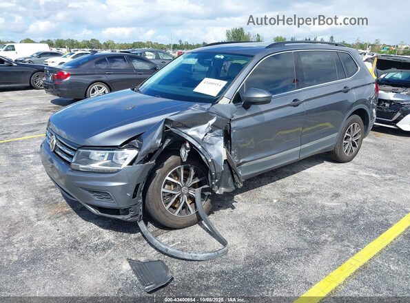 3VV3B7AX7LM034287 2020 VOLKSWAGEN TIGUAN Gray Առջևի ձախ երեք քառորդ տեսարան