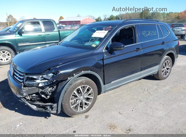 3VV3B7AX8LM081733 2020 VOLKSWAGEN TIGUAN Black წინა მარცხენა ხედი სამი მეოთხედიდან