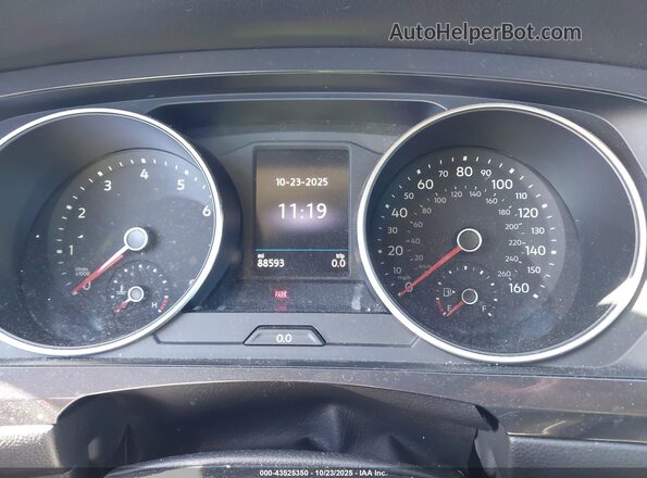 3VV3B7AX8LM081733 2020 VOLKSWAGEN TIGUAN Black უკანა სავარძლების ხედი