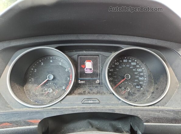 3VV3B7AX8LM097785 2020 VOLKSWAGEN TIGUAN Gray VIN კოდის სტიკერის ხედი