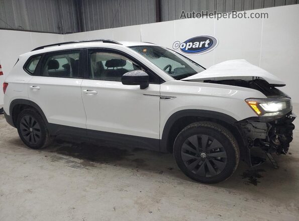 3VV5X7B28RM019240 2024 VOLKSWAGEN TAOS Белый Передняя правая четверть