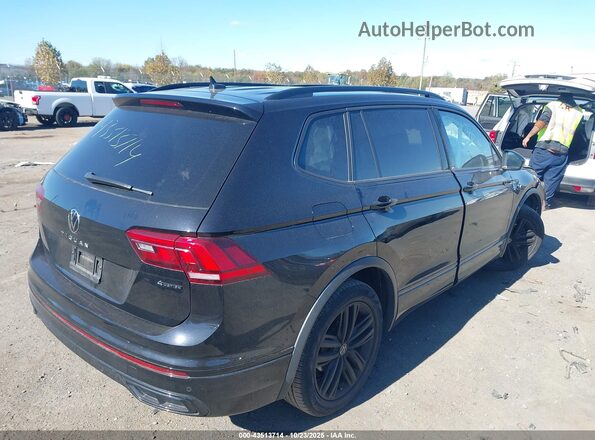 3VV8B7AX7NM003825 2022 VOLKSWAGEN TIGUAN Black უკანა მარჯვენა