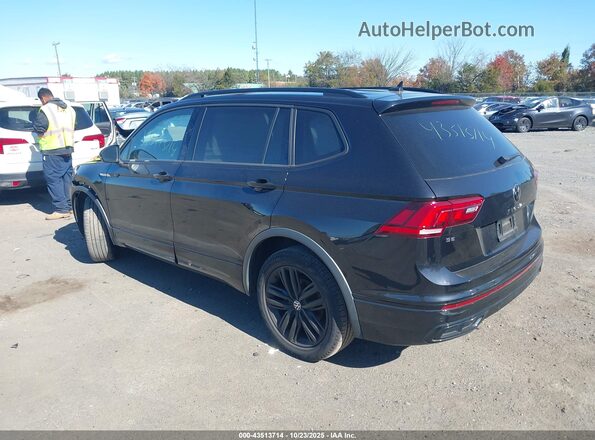 3VV8B7AX7NM003825 2022 VOLKSWAGEN TIGUAN Black უკანა მარცხენა