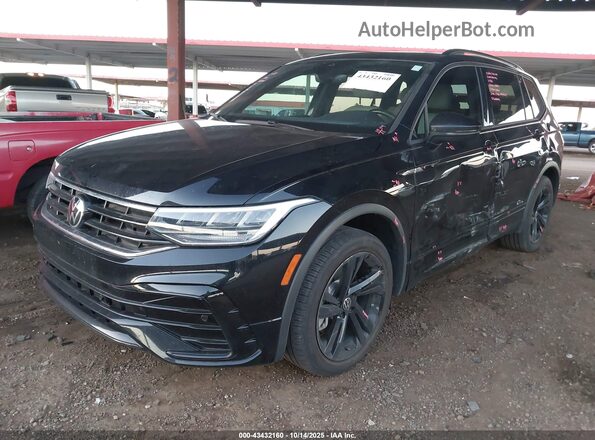 3VVCB7AX5RM104958 2024 VOLKSWAGEN TIGUAN Черный Передняя левая четверть