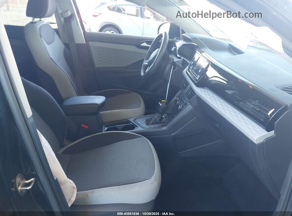 3VVCX7B2XNM041595 2022 VOLKSWAGEN TAOS Black Widok wnętrza z przodu