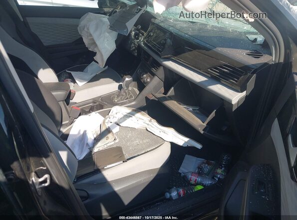 3VVDX7B23NM049557 2022 VOLKSWAGEN TAOS Black Widok wnętrza z przodu