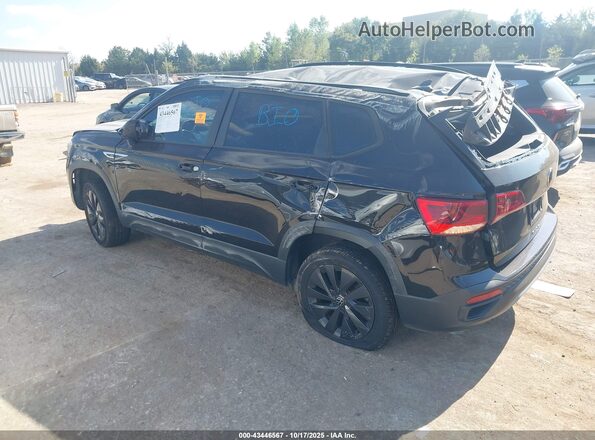 3VVDX7B23NM049557 2022 VOLKSWAGEN TAOS Black Tył lewy