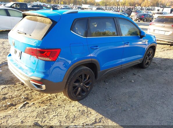 3VVEX7B22PM305114 2023 VOLKSWAGEN TAOS Blue Հետևի աջ