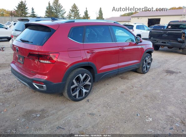 3VVJX7B28NM024253 2022 VOLKSWAGEN TAOS Red Rear right
