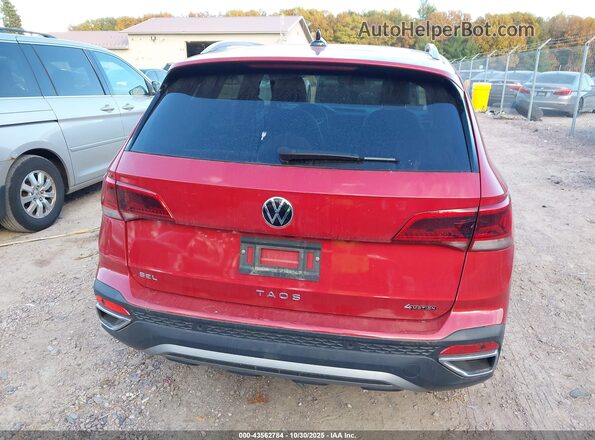 3VVJX7B28NM024253 2022 VOLKSWAGEN TAOS Red 