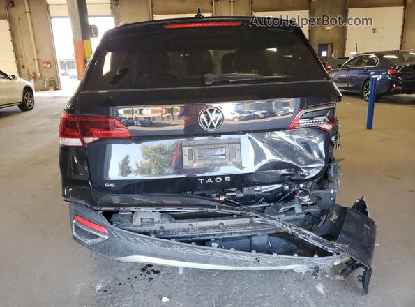 3VVPX7B27NM036968 2022 VOLKSWAGEN TAOS Черный Вид сзади
