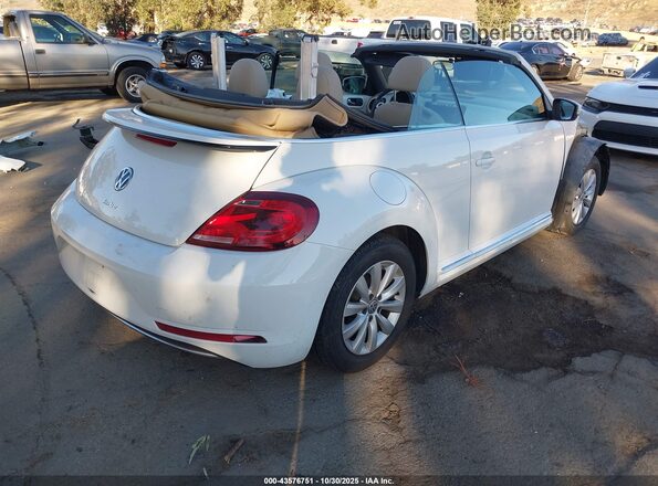 3VW5DAAT2KM505625 2019 VOLKSWAGEN BEETLE White Задня права чверть