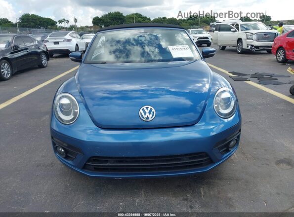 3VW5DAAT3JM517328 2018 VOLKSWAGEN BEETLE Blue Vista del cuadro de instrumentos